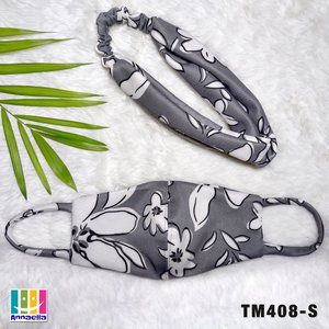 Annaella Headband / Turban & Face Mask Set, TM408S